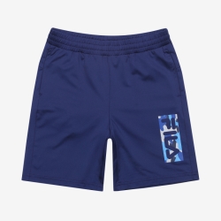 Fila Camo Print Shorts Shorts - Poikien Verryttelyhousut - Sininen | FI-45787